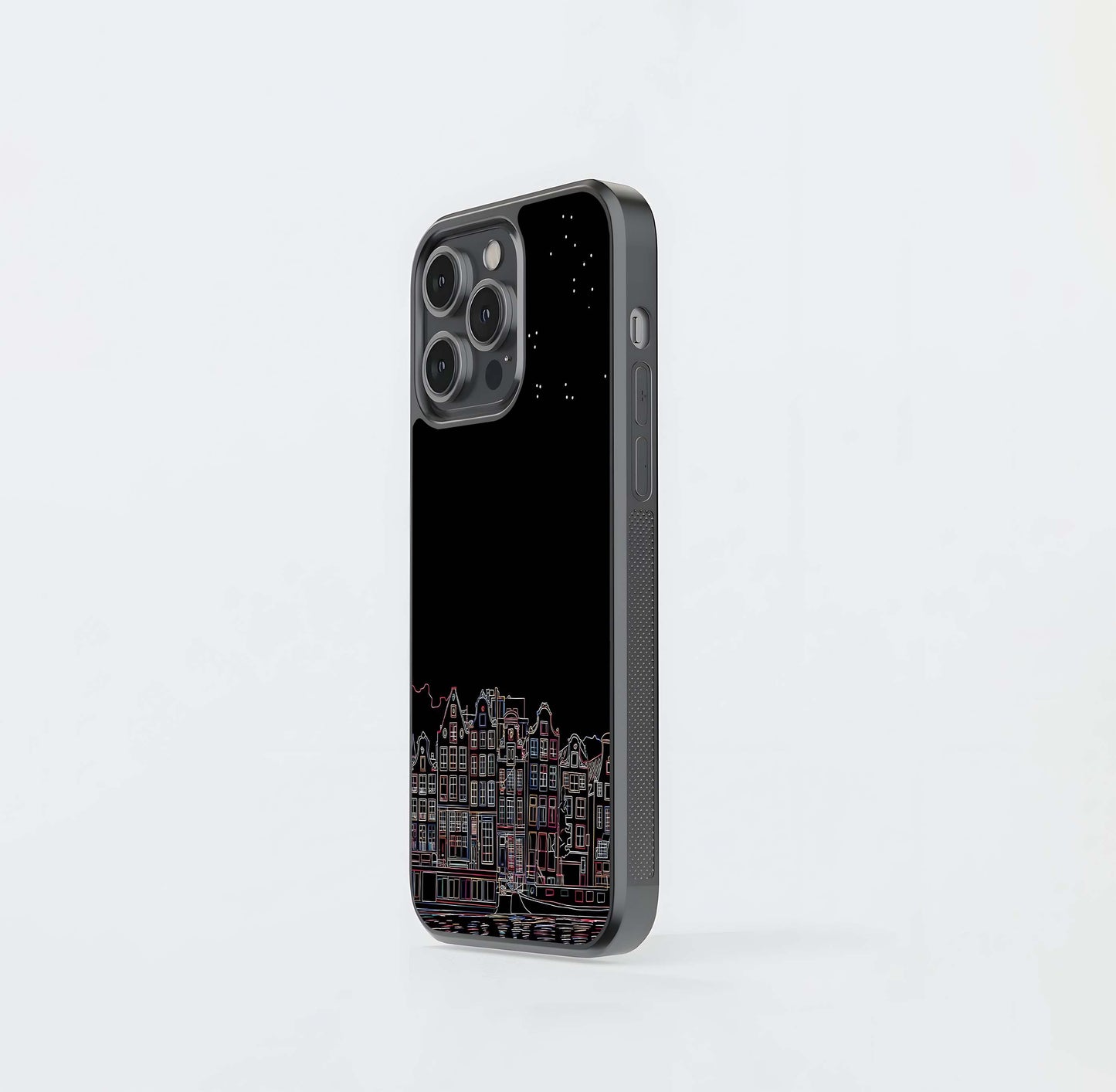 Black City Glass Case