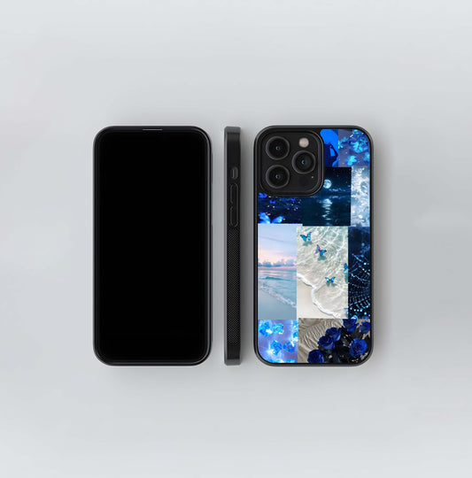 Midnight Blue Fantasy Glass Case