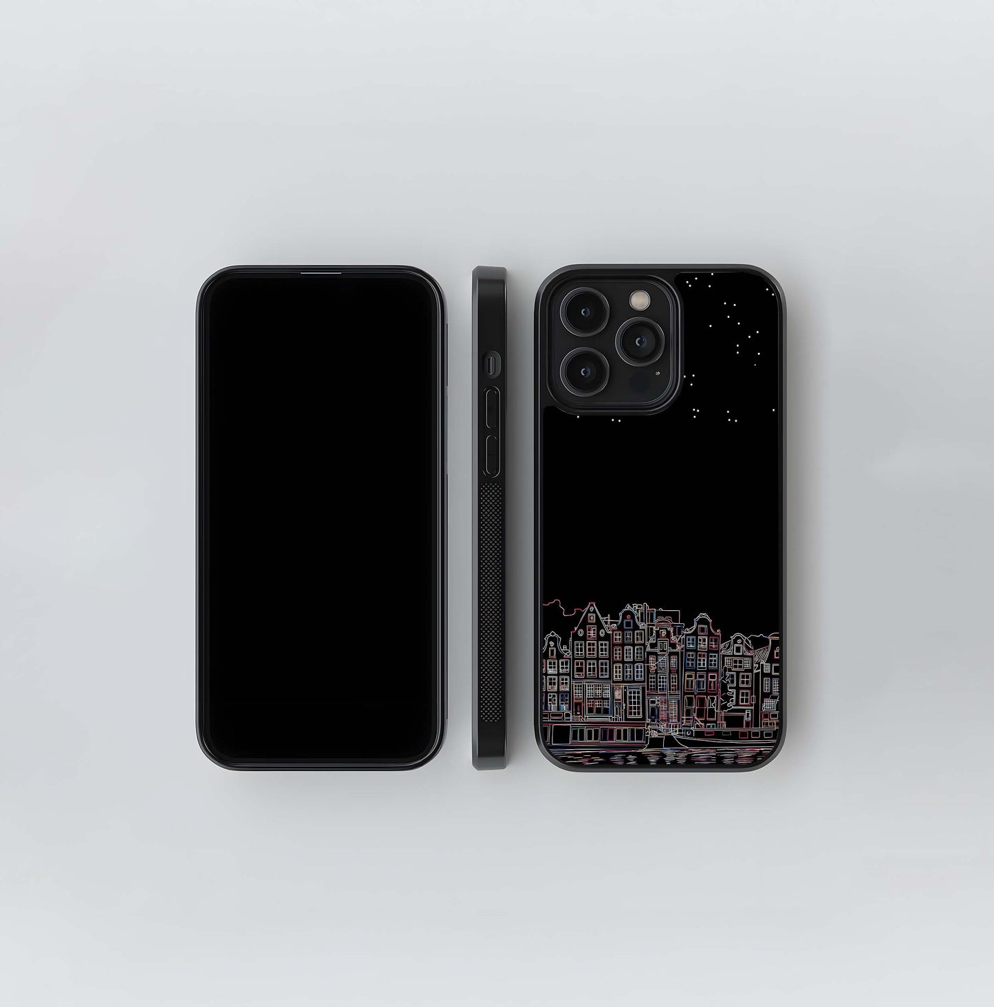 Black City Glass Case