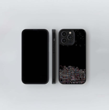 Black City Glass Case