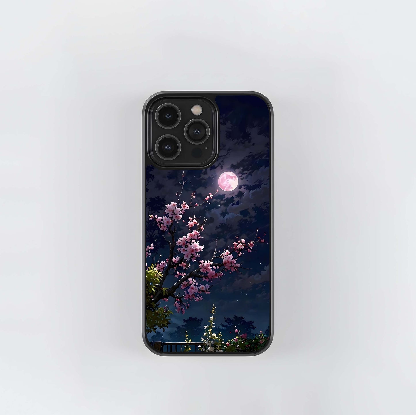 Midnight Sakura Glass Case