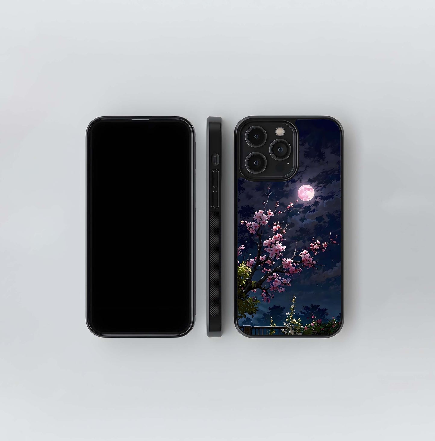 Midnight Sakura Glass Case