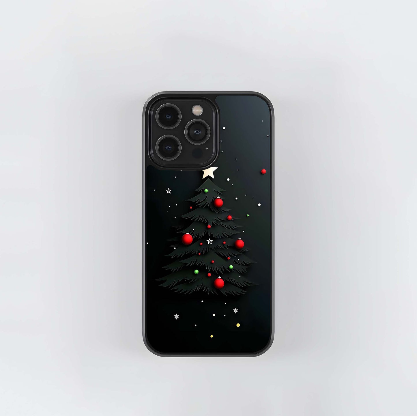 Minimalist Christmas Tree Glass Case