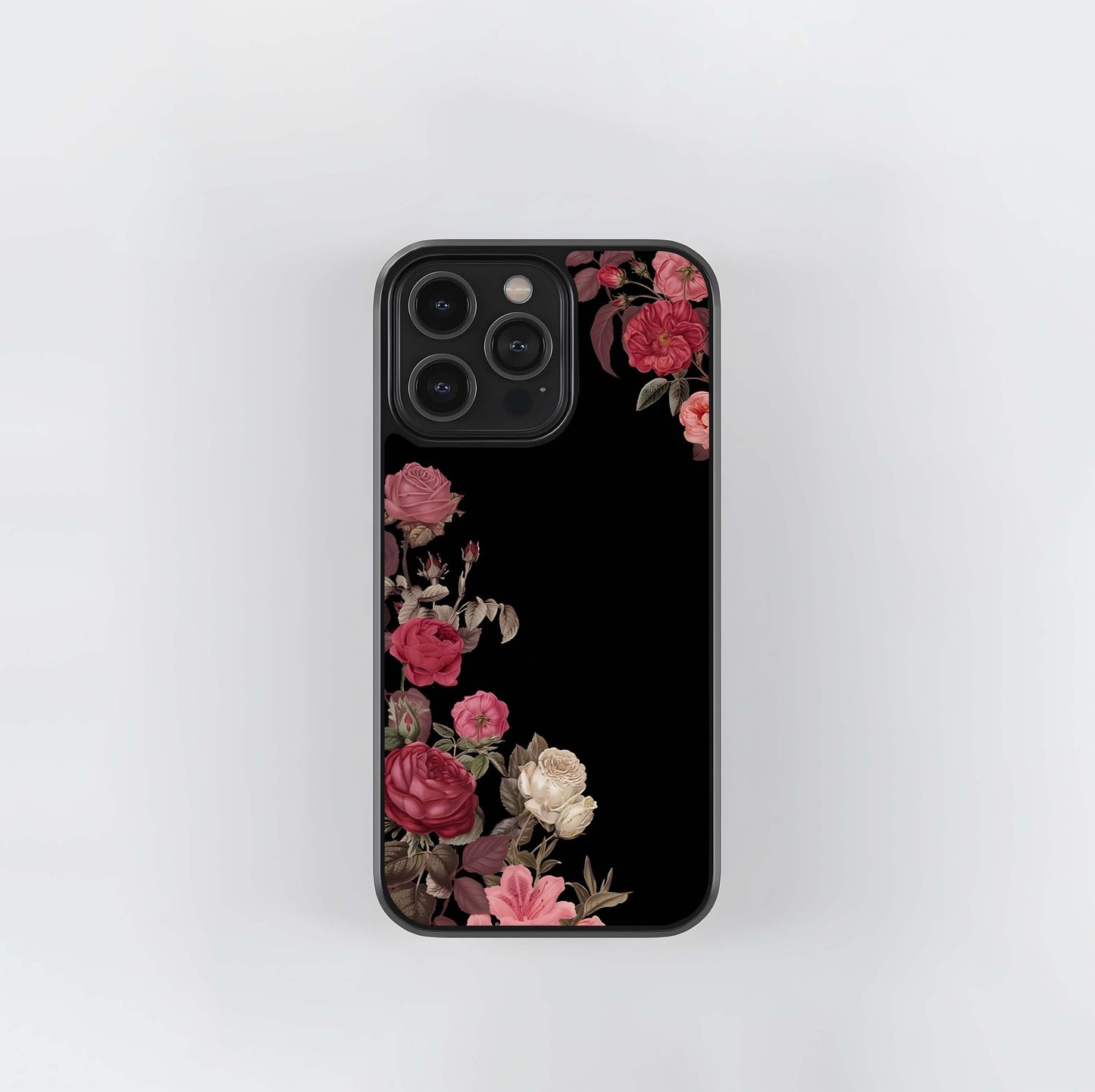 Crimson Rose Dust Glass Case