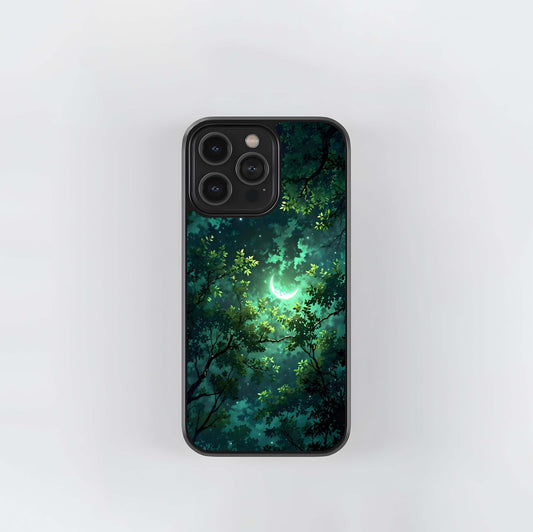 Emerald Night Sky Glass Case