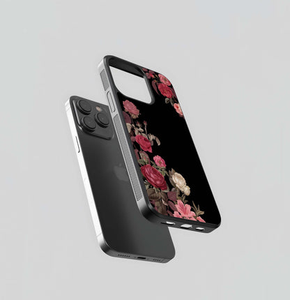 Crimson Rose Dust Glass Case