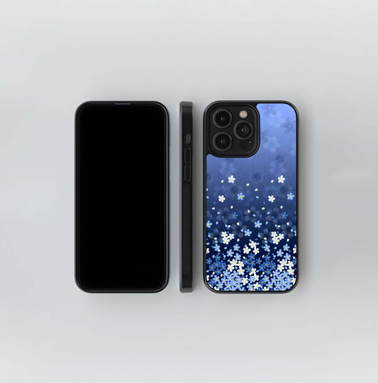 Blue Starry Glass Case