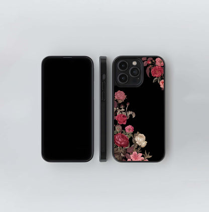 Crimson Rose Dust Glass Case