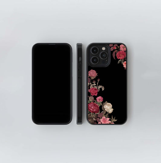 Crimson Rose Dust Glass Case