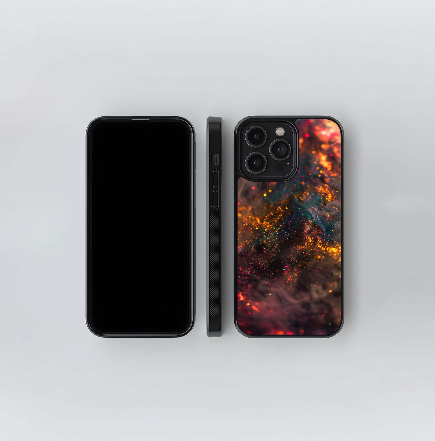 Ember Nebula Bloom Glass Case