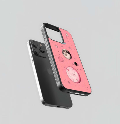 Blinking Moon Glass Case