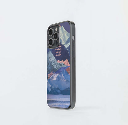 Celestial Mountain Calm Glass Case