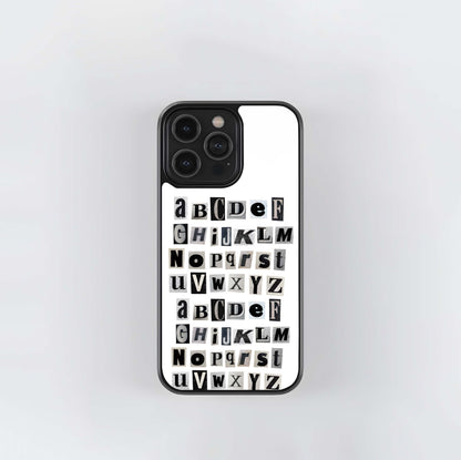 Anarchy Alphabet  Glass Case