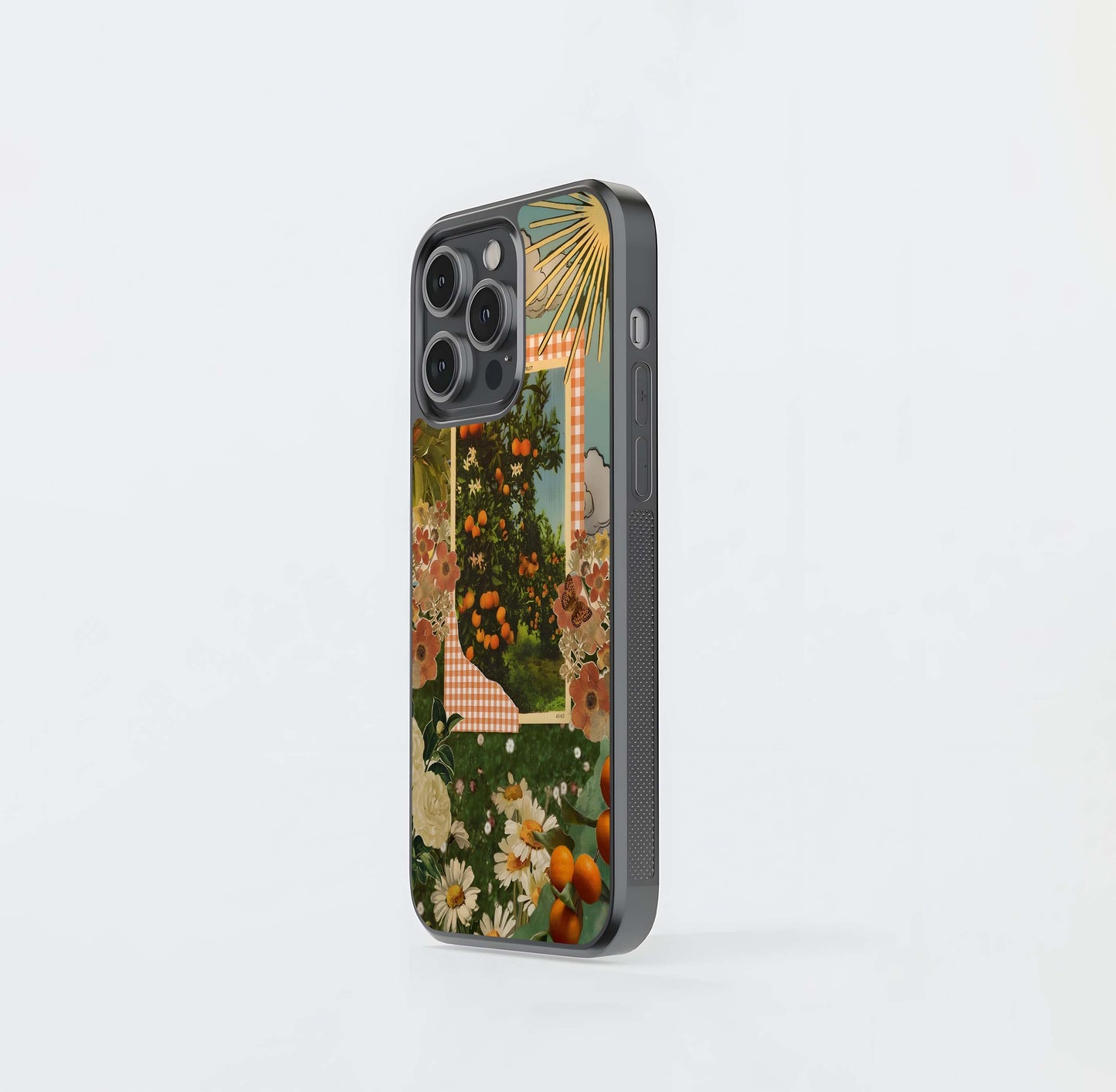 Citrus Blooming Glass Case