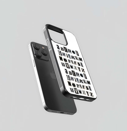 Anarchy Alphabet  Glass Case