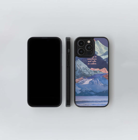 Celestial Mountain Calm Glass Case