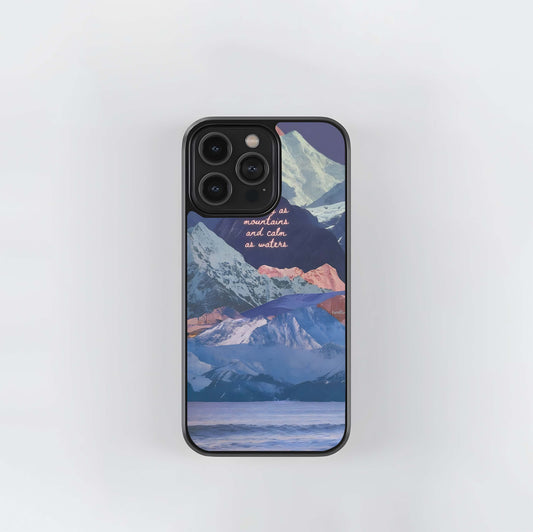 Celestial Mountain Calm Glass Case