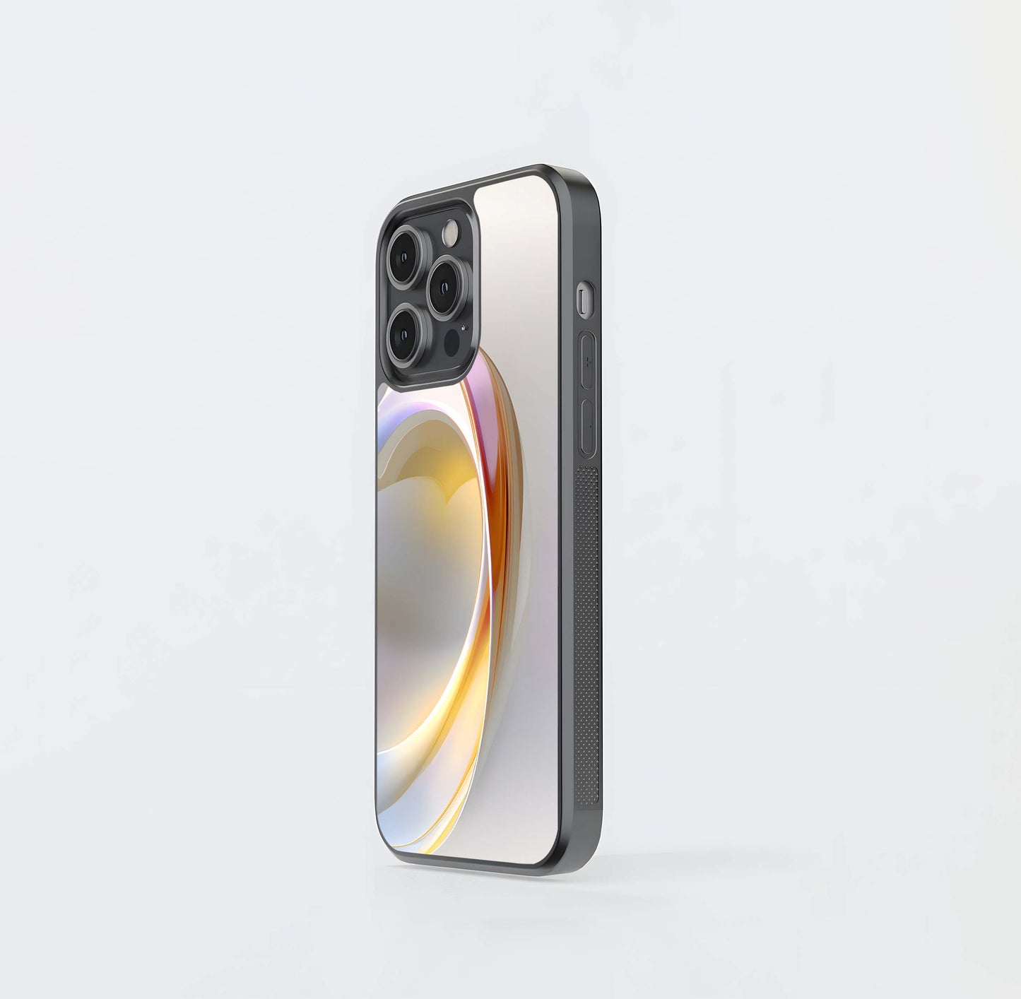 Iridescent Abstract Ring Glass Case