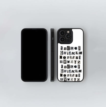 Anarchy Alphabet  Glass Case