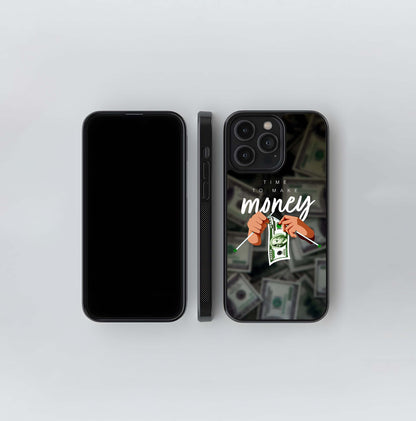 Money Design Glass Case