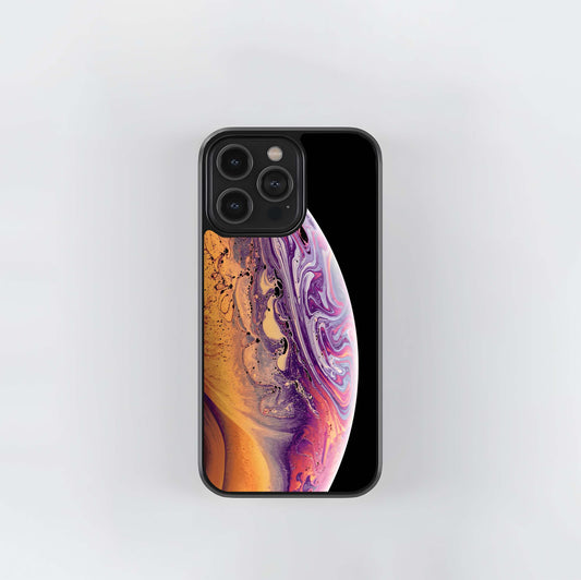 Swirling Abstract Planet Glass Case