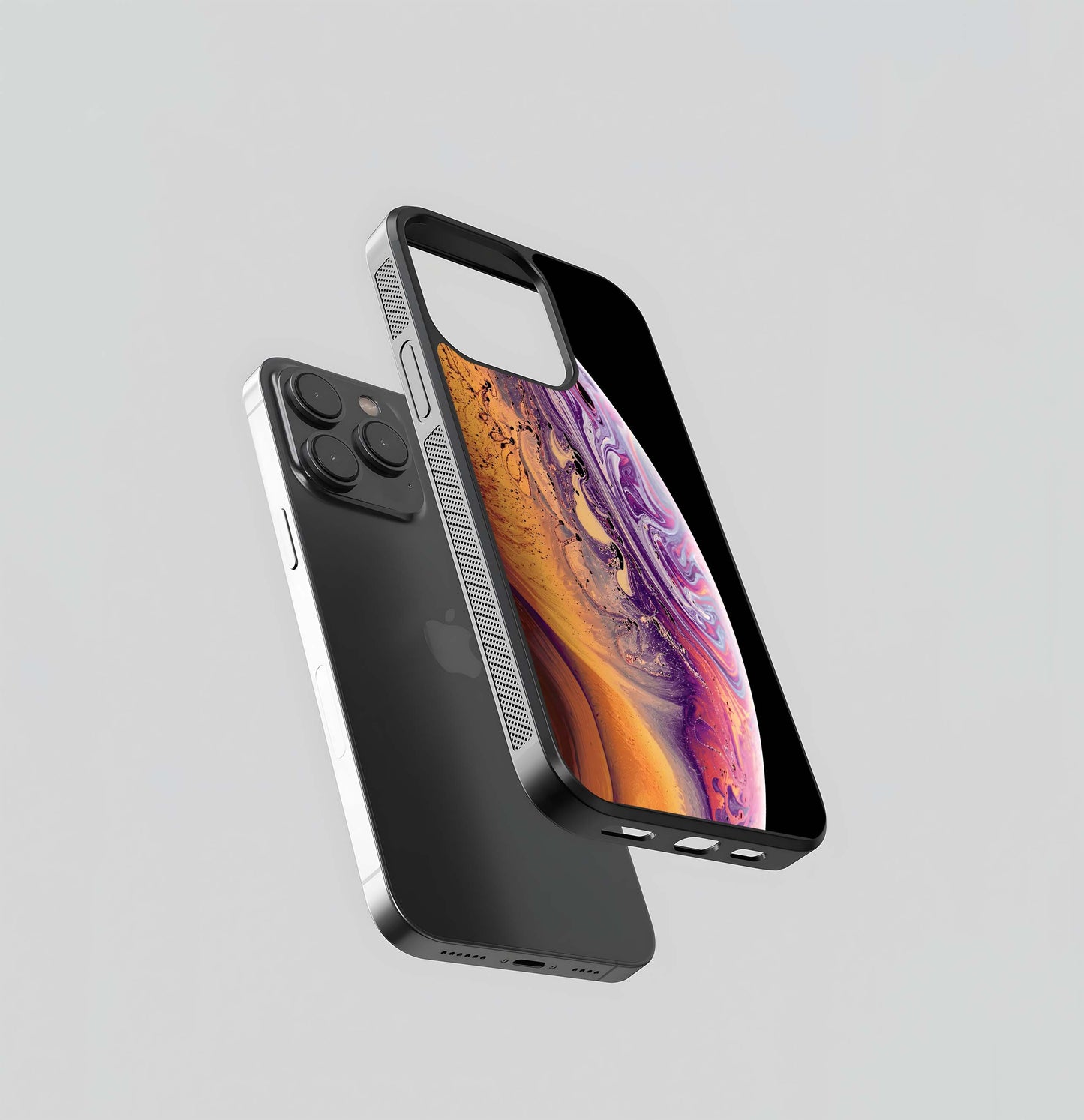 Swirling Abstract Planet Glass Case