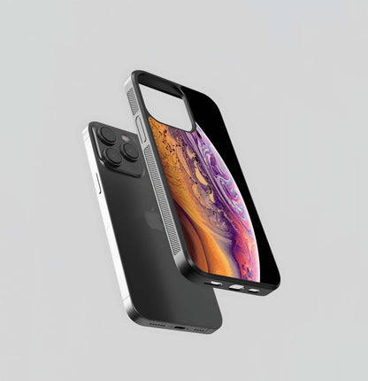 Swirling Abstract Planet Glass Case