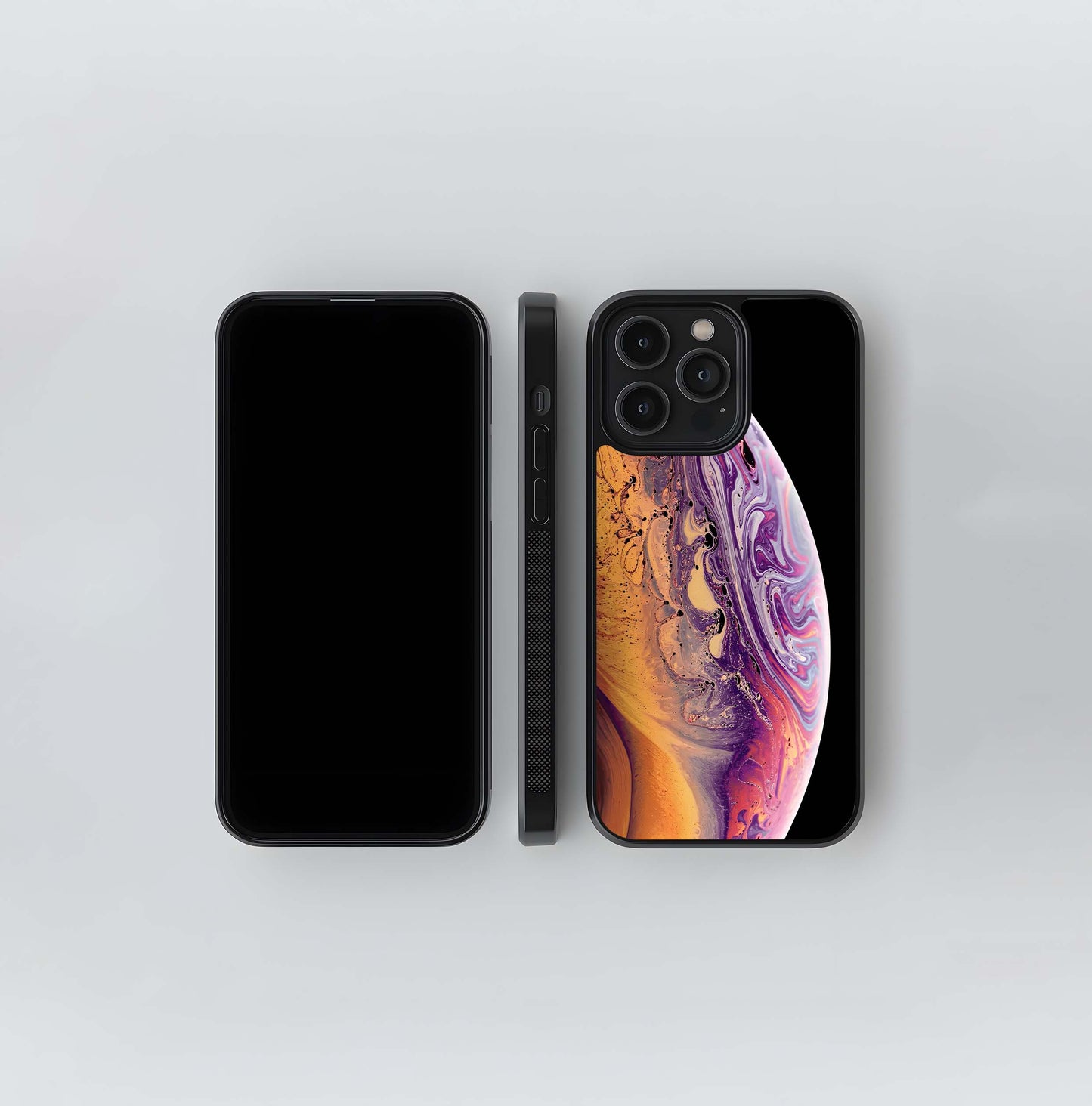 Swirling Abstract Planet Glass Case