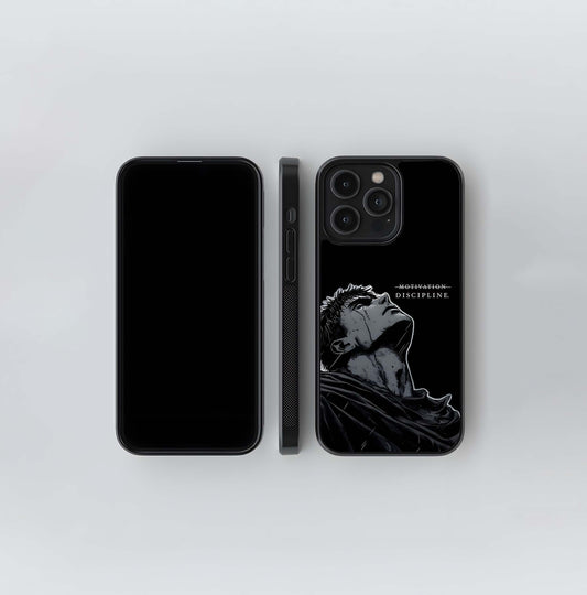 Motivation vs. Discipline Glass Case