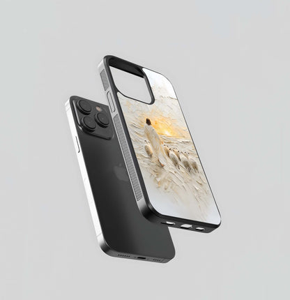 Textured Shepherd and Flock Glass Case