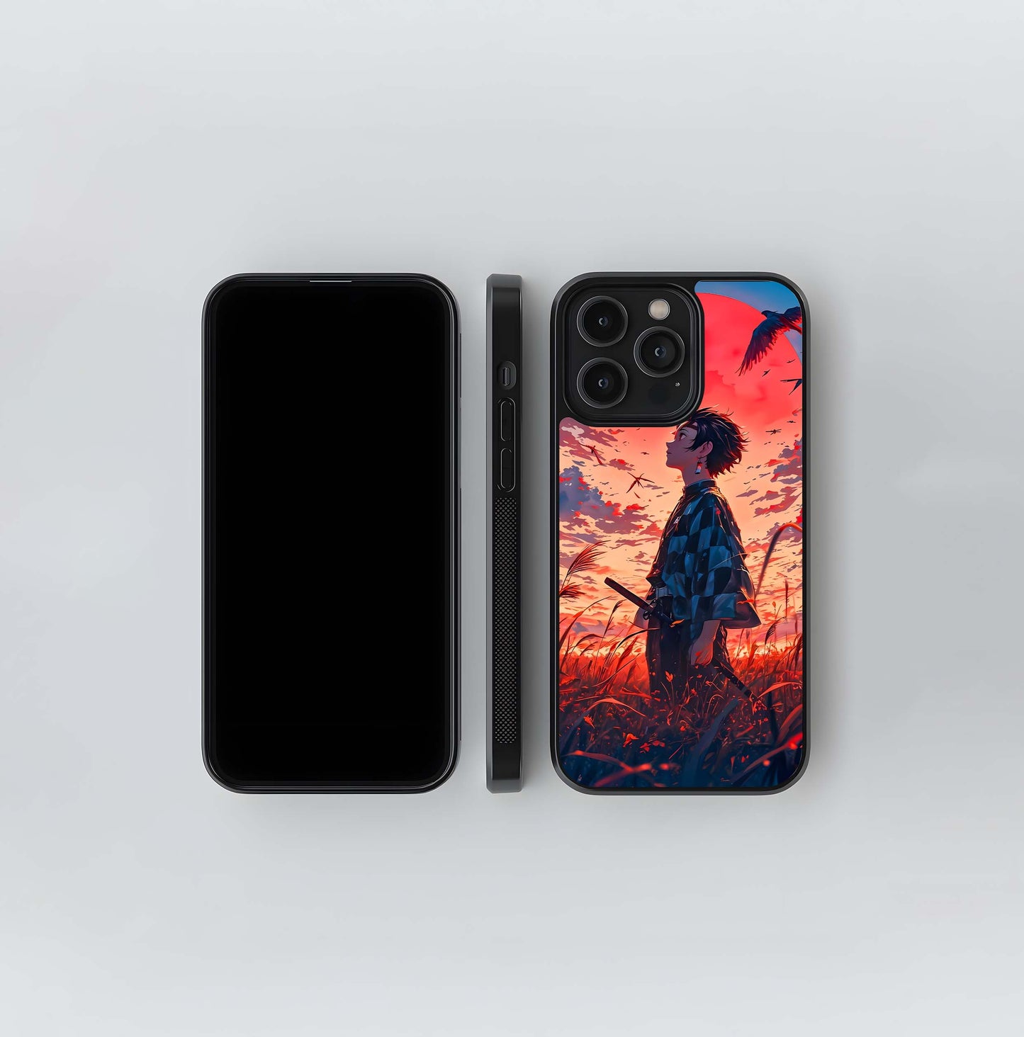 Demon Slayer - Tanjiro in Red Field Glass Case