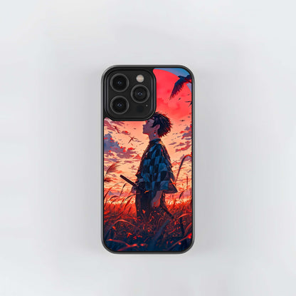 Demon Slayer - Tanjiro in Red Field Glass Case