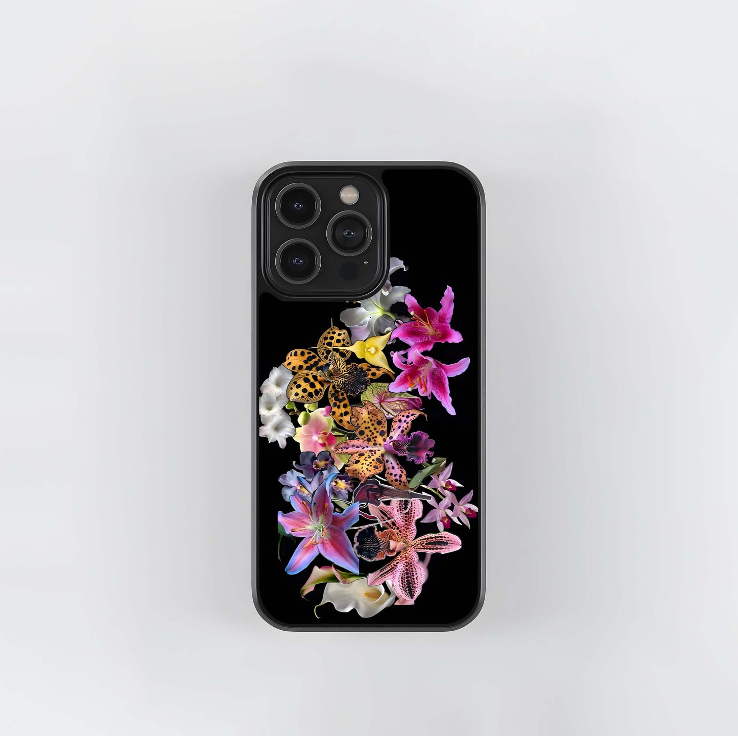 Blooming Orchid Fantasy Glass Case