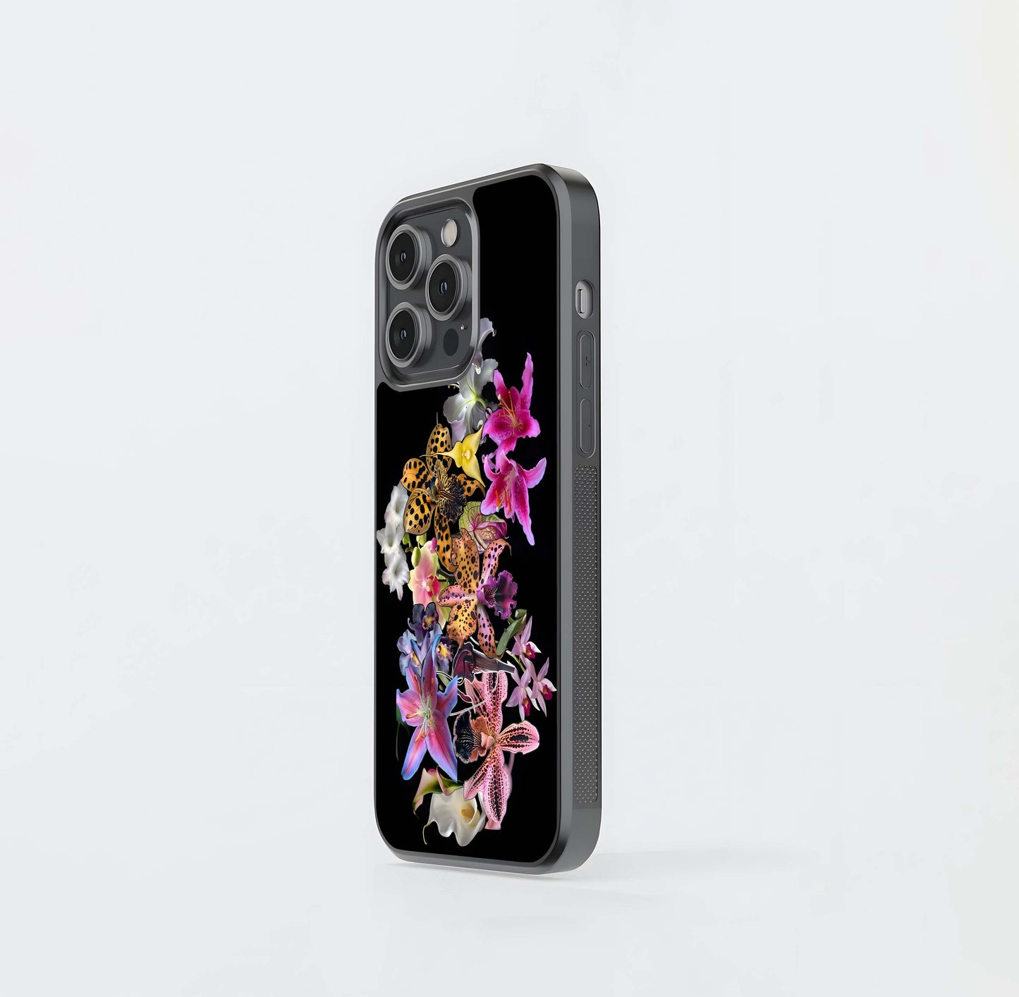 Blooming Orchid Fantasy Glass Case