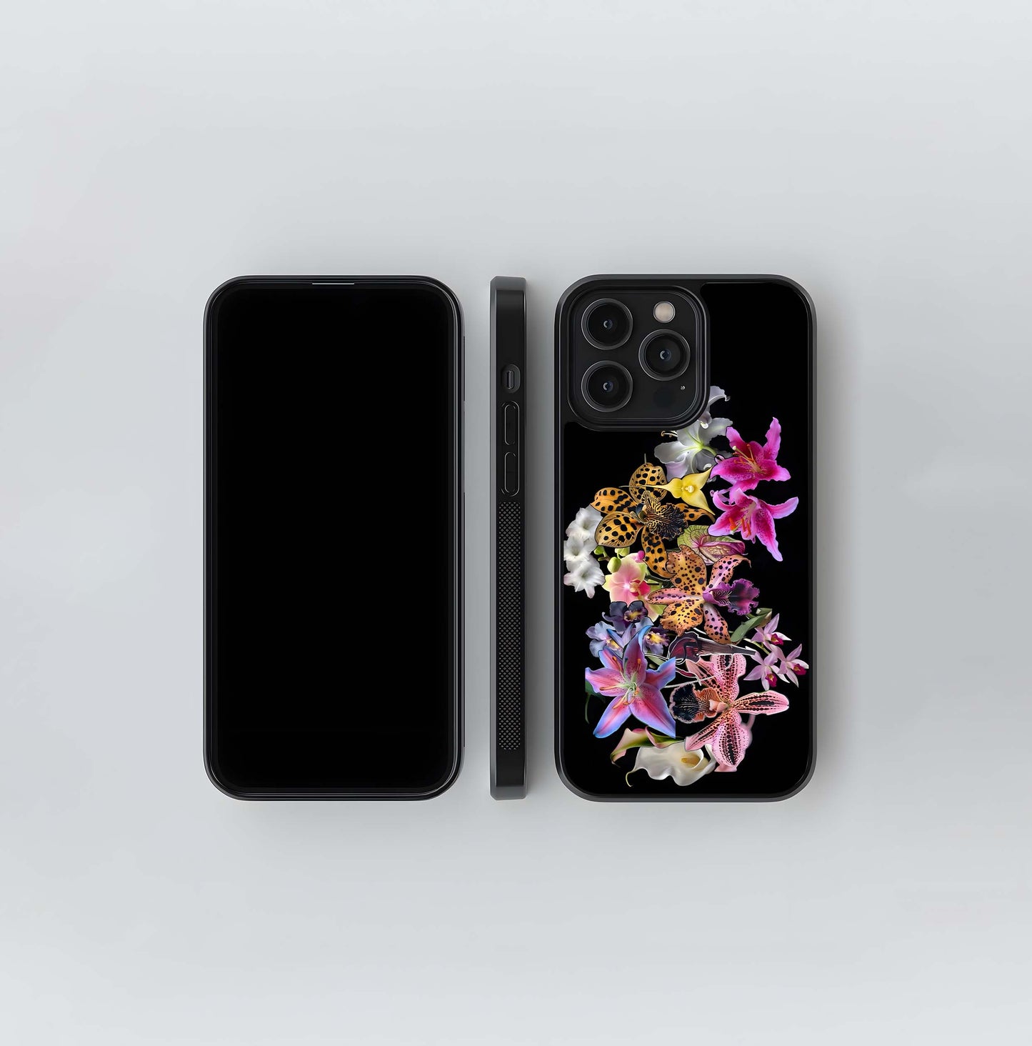 Blooming Orchid Fantasy Glass Case