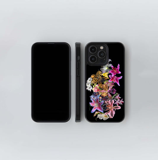 Blooming Orchid Fantasy Glass Case