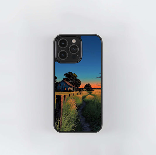 Evening Field Calm Glass Case