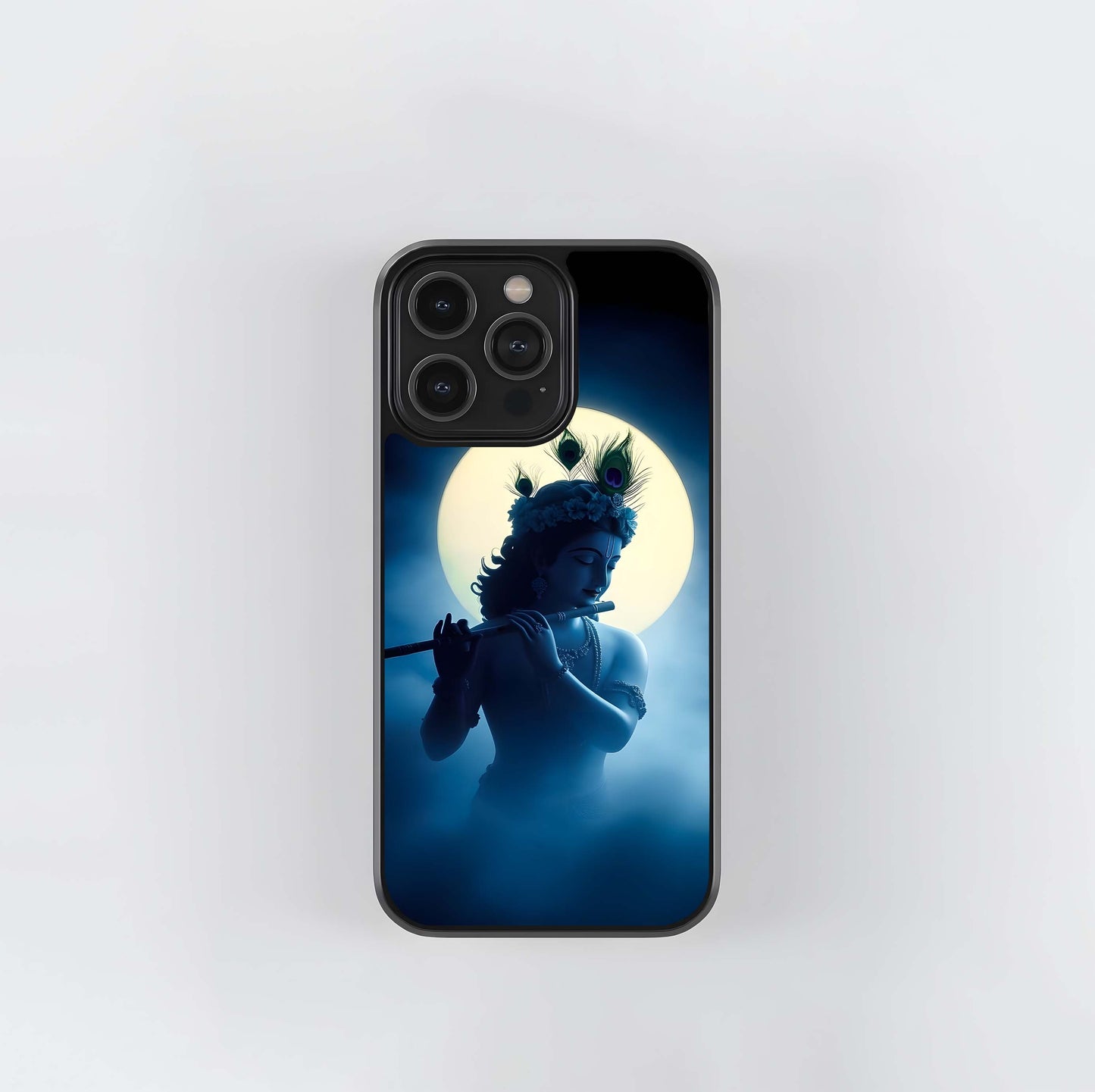 Lunar Krishna Flute Glass Case