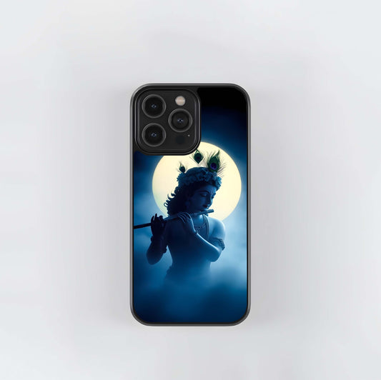 Lunar Krishna Flute Glass Case