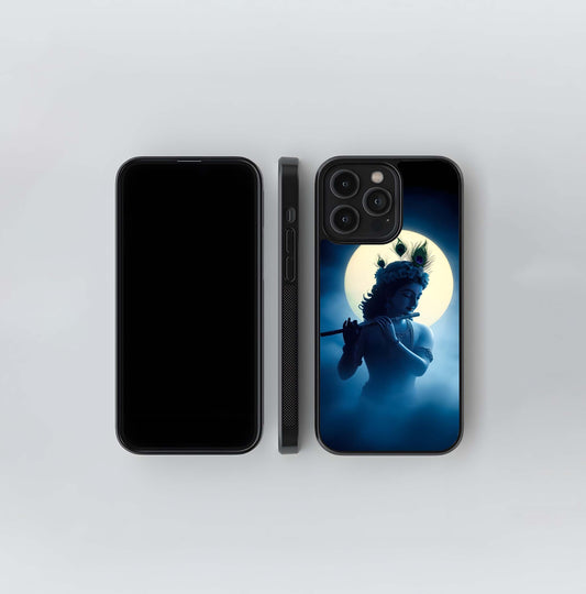 Lunar Krishna Flute Glass Case