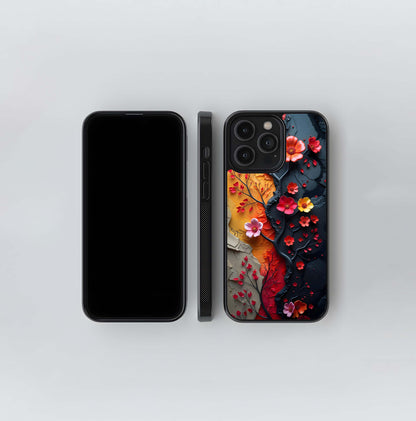 Volcanic Bloom Glass Case