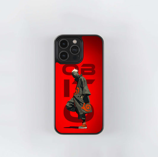 Obito Uchiha Minimalist Glass Case