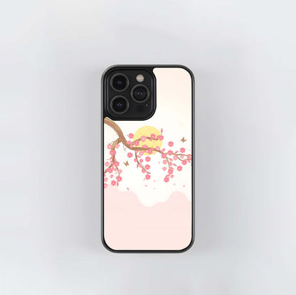 Blossom Breeze Sunset Glass Case
