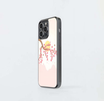 Blossom Breeze Sunset Glass Case