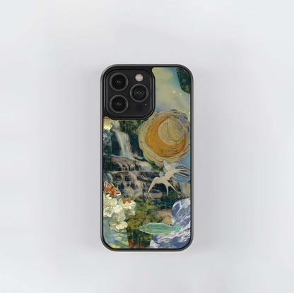 Blossom Drift Moon Glass Case