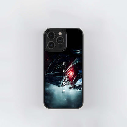 Optimus Prime Close-up Glass Case