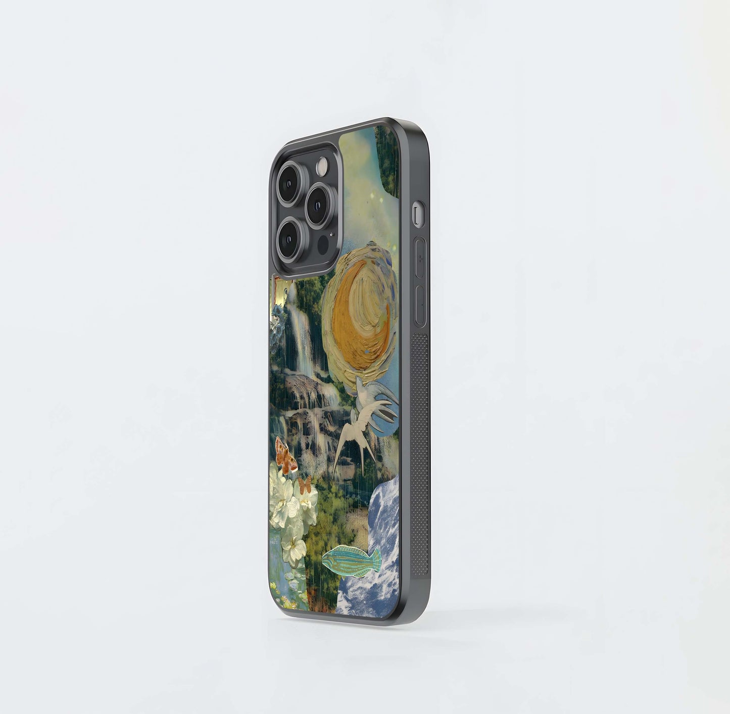 Blossom Drift Moon Glass Case