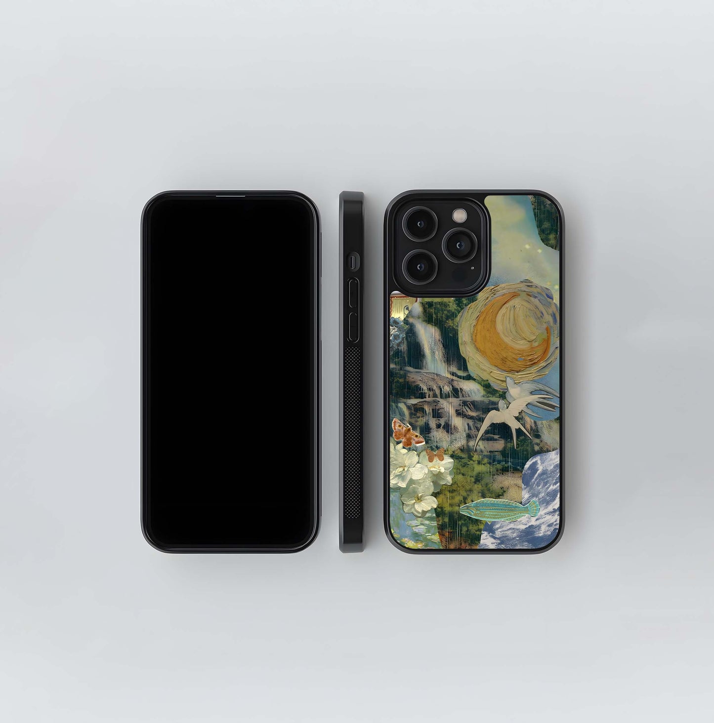 Blossom Drift Moon Glass Case