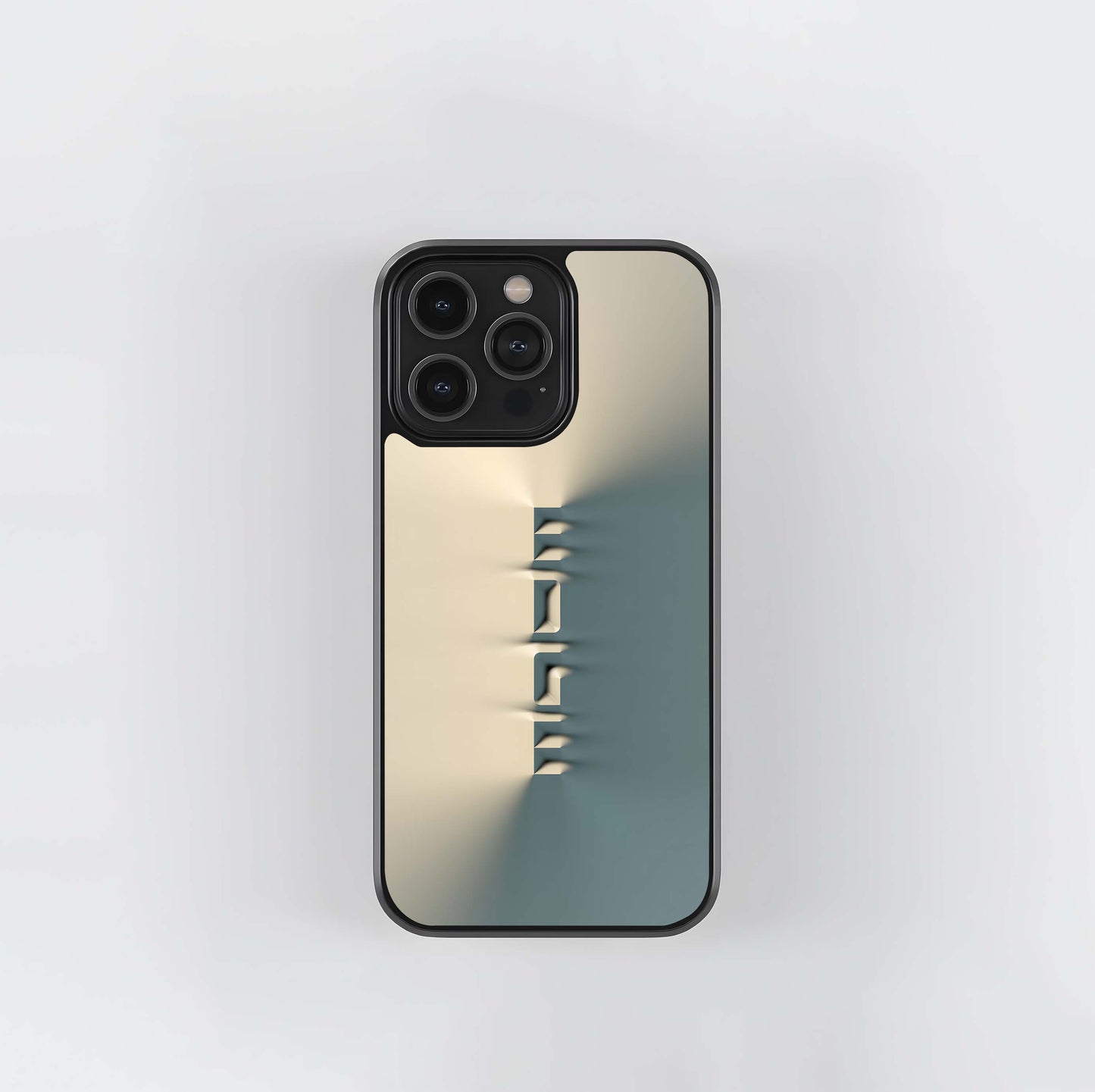 Minimalist Sunken Relief Glass Case