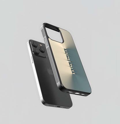 Minimalist Sunken Relief Glass Case